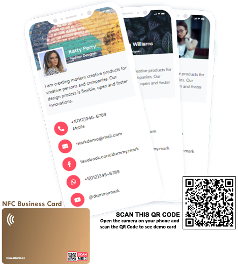 It all starts with a digital business card.