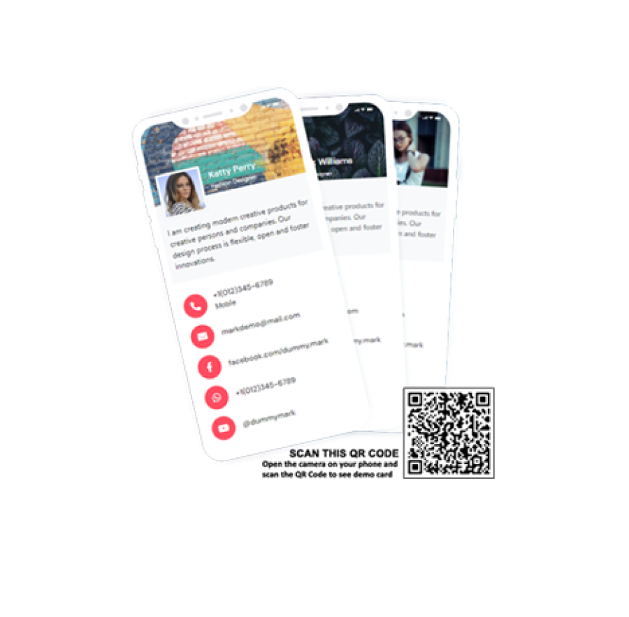 How to share Digital Business Card ?